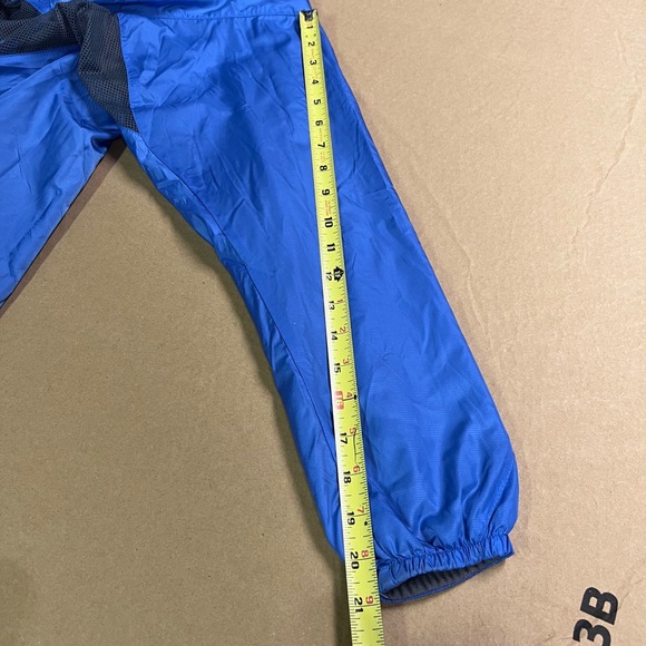 Marmot Blue Lightweight Full Zip Jacket Lined Small Pit Vents Outdoor Hiking - Picture 14 of 14